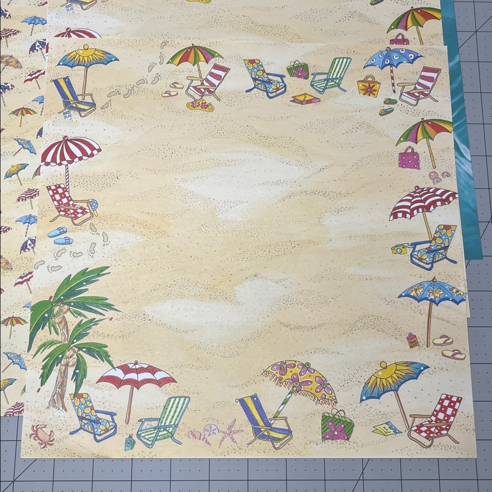 Summer Fun Scrapbook Paper Set - Picture 7 of 11